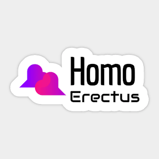 Homo erectus Sticker